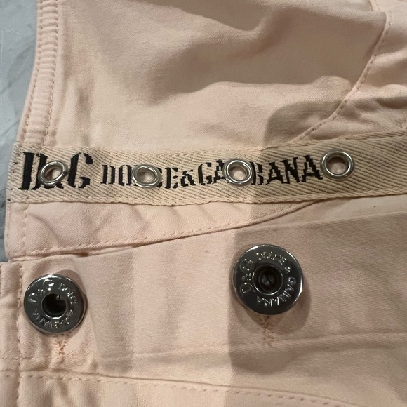 (VINTAGE) D&G Dolce and Gabbana Button Up Bustier Top - Picture 6 of 8